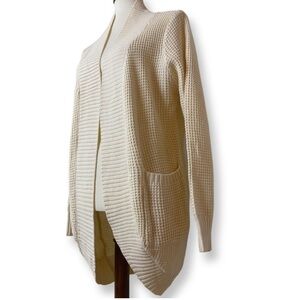 YIBOCK Cream Colored Open Cardigan Sweater - Size Large